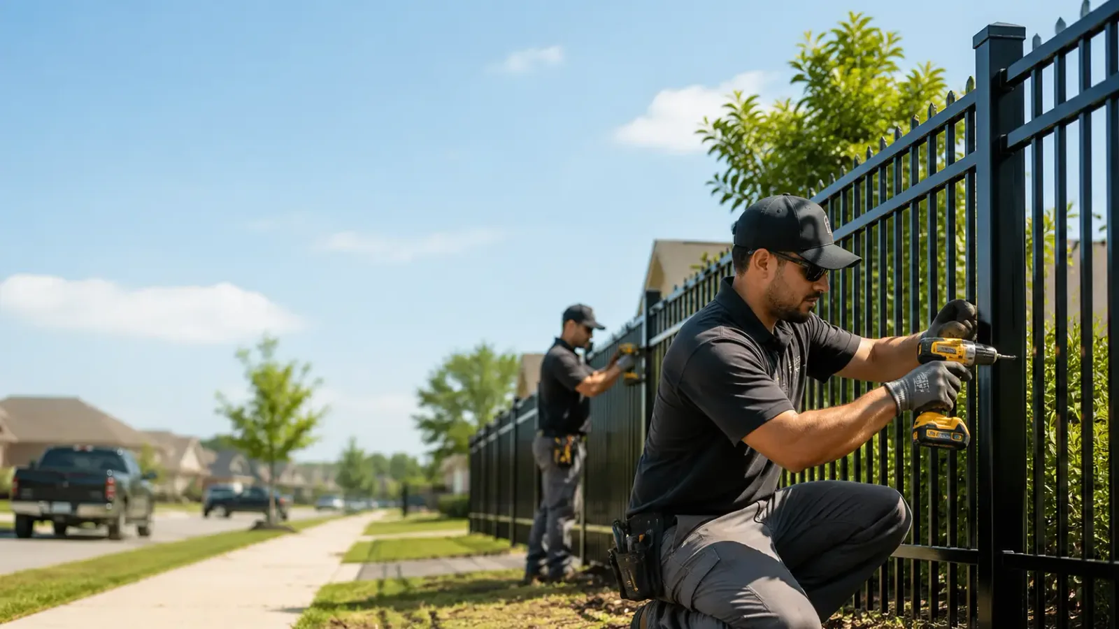 Metal Fence Installation in Sciota, IL